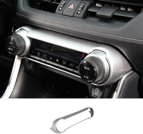 ملحقات إرييدانوس التلقائية ملائمة لـ RAV4 2024 2023 2022 2021 2020 2019 Dashboard AC Switch Banning Cover Trim (نمط خشب الخوخ) ABS 1 PC in Kuwait