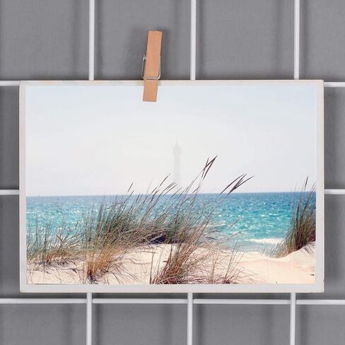 Wire Wall Grid Panel for Photo Display, DIY Iron Picture Frames Collage For Hanging Wall Decor, Foldable Multi Pictures Organizer with 12 Clips, 28'' X 22'' Inch.(2 Pack) in Saudi Arabia