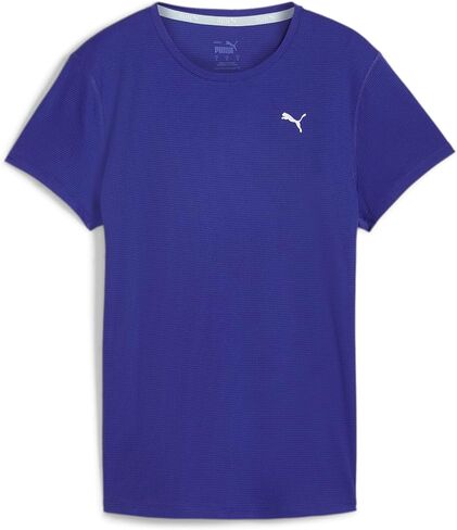 PUMA Womens Run Favorites Velocity Crew Neck Short Sleeve Athletic Running Casual Tops - Green in Saudi Arabia