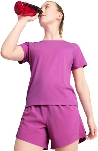 PUMA Womens Run Favorites Velocity Crew Neck Short Sleeve Athletic Running Casual Tops - Green in Saudi Arabia