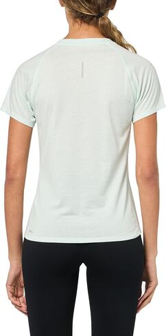 PUMA Womens Run Favorites Velocity Crew Neck Short Sleeve Athletic Running Casual Tops - Green in Saudi Arabia