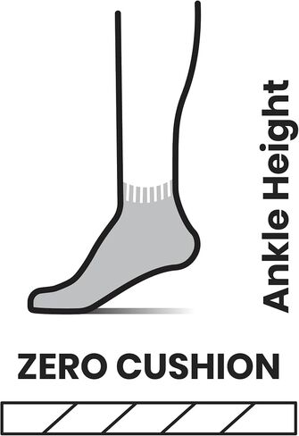 Smartwool Women's Run Zero Cushion Ankle Socks in Saudi Arabia