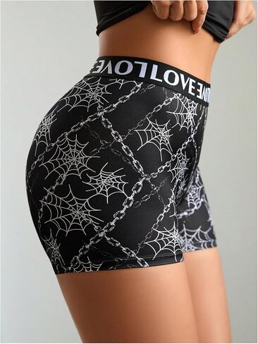 SOLY HUX Women's Leopard Boxer Panties Letter Print High Waisted Boyshort Panty Underwear in Saudi Arabia