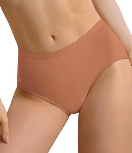 Incontinence Underwear for Women Washable Bladder Leak Protection Postpartum Surgery Recovery Panties 56ml Absorbency 1 Pack (Skin, L) in Kuwait