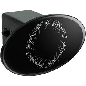 GRAPHICS & MORE The Lord of The Rings Mordor Script Oval Tow Trailer Hitch Cover Plug Insert