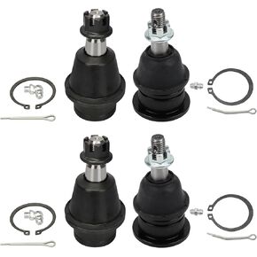 IRONTEK 4pcs K6540 K6541 Front Suspension Upper Lower Ball Joints Fit for 1999-08 for Chevy Suburban 1500/Tahoe/Express, 2002-06 for Cadillac Escalade ESV EXT, 1999-08 for GMC Savana/Yukon/Sierra