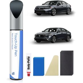 Platinum White Pearl (NH -883P) تلمس مجموعة إصلاح الطلاء المتوافقة مع Honda - DIY Kit Mince Contects Chips و Nicks بالضبط