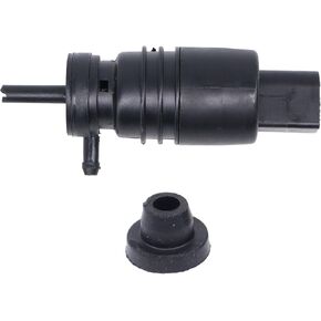 HiSport Windshield Washer Pump with Grommet - Compatible with Ram 1500 2500 3500 4000 4500 5500 Chrysler 200 Dodge Dart Ram 1500 Ram 2500 Ram 3500 - Replace 68071576AA