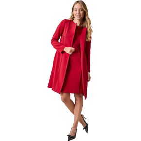 Kasper Women's Crepe Combo Seamed Topper