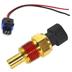 05744030 Engine Coolant Temperature Sensor with Connector Pigtail Harness for GMC Cadillac Chevy Cadillac Buick Oldsmobile Pontiac Replace 213-928 15326386