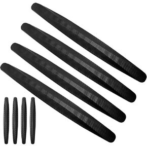 8 Pack Bumper Guard Strip with Side Door Edge Guards - Anti-Collision Patch Car Bumper Guard Strip - Front and Rear Bumper Protector - Black