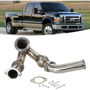 Turbocharger Y-Pipe Up Pipe Kit with Gasket for 2003-2007 Ford 6.0L Powerstroke Diesel - Replaces #5C3Z6K854CA, 679-011, 679-012, 1846581C1