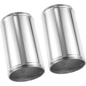 95mm 3.75" OD 6" 152mm Length Universal Car Aluminum Alloy Intercooler Pipe Straight Air Intake Tube - Pack of 2 Auto Replacement Parts