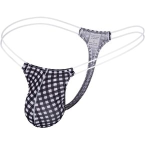Mens Thong Sexy Underwear men breathable cool Low-rise G-string T-back