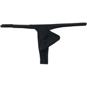 COMLIFE Men's Sexy Low Rise Thong soft Ice Silk Underwear G-String Pouch T-Back Briefs
