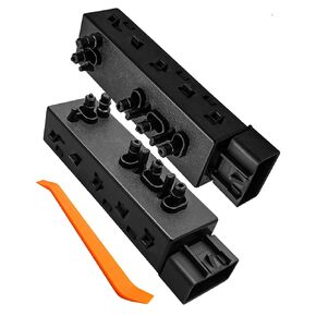 Driver & Passenger Power Seat Switch Replace 25974714 25974715 Fit for Chevy Camaro Equinox Malibu Traverse 2010-2019 Fit for Cadillac GMC Buick, Recliner Adjust Tilt Control 8 Ways
