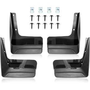 2011 Sienna Mud Flaps Mud Guards Compatible with Toyota Sienna 2011-2017 Splash Guard No Drilling Required All Weather Mudflaps(Set of 4)