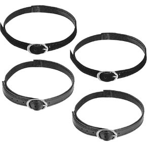 2 Pairs Shoe Straps for Heels, Detachable High Heels Ankle Straps Adjustable Shoe Strap Extender With Buckles for Holding Loose Heels (2 Styles)