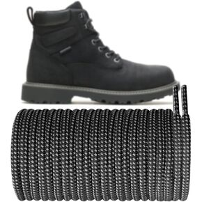 Boot Shoe Laces for Wolverine Waterproof Work Boot, 5mm Wide Heavy Duty Round Shoelaces Replacement Strings