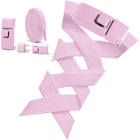 No Tie Shoelaces for Adults Elastic Shoe Laces for Sneakers Stretchable Flat Tieless Shoelaces for Adults & Kids
