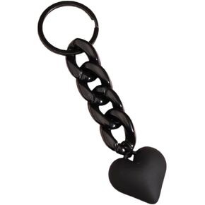 Lemua Heart Keychain for Women Acrylic Plastic Link Keychain Accessories for Car Keys Handbag Backpack