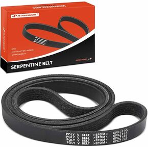 A-Premium Engine Serpentine Drive Belt متوافق مع Ford و Jeep و Chevy و Subaru و Ram و Buick و Mercury & Jaguar Cars-Explorer 1997-1999 ، Grand Cherokee ، Malibu ، Outback ، Forester ، Legacy & More