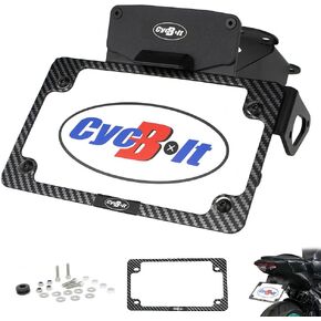 Fit For 2023 MT-09 2022 2021 Fender Eliminator Fit for MT 09 MT-09 SP 2023-2021 Tail Tidy License Plate Bracket Holder Mount Compatible with Turn Signals LED License Plate Light