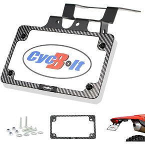 Fender Eliminator Fit for 2024 CRF450L CRF450RL 2023-2019 Motorcycle Tail Tidy for 2019 CRF450RL 2020 2021 2022 2023 2024 License Plate Bracket Holder Compatible with Aftermarket Turn Signals