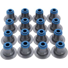 16 pcs/set shlpdfm viton valve seals .313 "× 500" clad clad 4.8 5.3 5.7 6.0 GM TOP HAT يناسب جميع محركات LS LS1 ، LS2 ، LS4 ، LS6 مع نوابض صمام مفردة