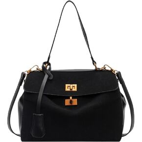 Women's Top Handle Purse Vintage Ladies Crossbody Purses Top Handle Handbags Satchel Bags for Women