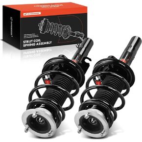 A-Premium Front Pair (2) Complete Strut and Coil Spring Assembly Compatible with BMW X3 2004-2010, Driver and Passenger Side