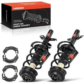 A-Premium Front Pair (2) Complete Strut and Coil Spring Assembly Compatible with Jeep KL Series Cherokee 2014 2015 2016 2017 2018, FWD, Driver and Passenger Side