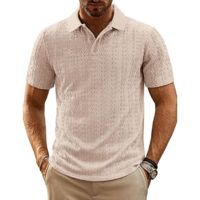 PJ Paul Jones Mens Polo قمصان قصيرة بأكمام قصيرة من قمصان غولف مسطحة