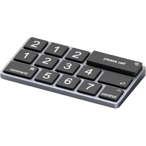 Hagibis المؤقتة السيارات وقوف السيارات رقم الهاتف التناوب مخفية رقم الهاتف لوحة التصميم للوحة مفاتيح Apple Magic مع 5 مجموعات من أغطية لوحة المفاتيح الرقمية (صفتين) in Kuwait