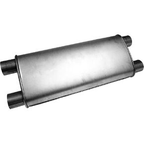 Walker Quiet-Flow SS 21532 Direct Fit Exhaust Muffler 2" Inlet (ID) 2" Outlet (ID) for Chevrolet Cobalt