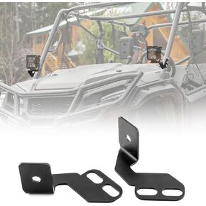 WeiSen 1Pair A Pillar LED Work Cube Light Pod Mounting Brackets Compatible with Honda Pioneer 1000 & 700 & 500