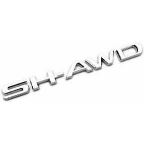 1pc 2017-2022 SH-AWD Tailgate Trunk Lid Badge Logo Nameplate (Chrome)