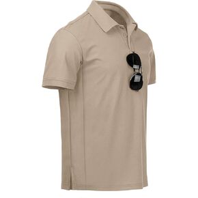Niasshot Men Polo Polo Tructical Short Sleeve Golf T-Shirt Ratheric Collared Summer Stirts