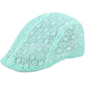 withmoons شبكية صيفية قبعة الصيف Newsboy Ivy Cap Cabbie Flat Cap Yz30151