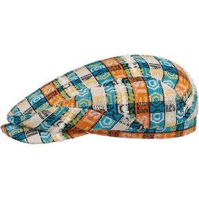 Stetson Jacquard Driver Flat Cap Men - صنع في الاتحاد الأوروبي