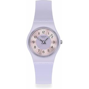 Swatch Womens Casual Watch Purple Bio-sourced Quartz Lilac Lightness