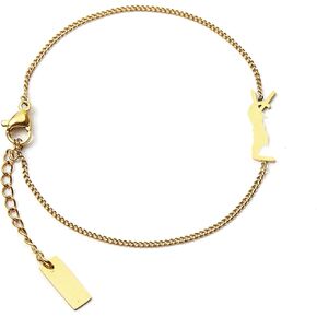 Luxury Bracelets set for Women Gifts -18K Gold Plated Necklaces 18K Gold Plated Letter Initial Bracelets for Women Gifts Trendy Jewelry