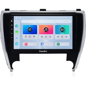ستيريو سيارة Dasaita G12 لسيارة Toyota Camry 2015-2017 مع Carplay اللاسلكي وAndroid Auto، 4G LTE، راديو بشاشة تعمل باللمس 10.2 بوصة، GPS، بلوتوث وواي فاي، 6G RAM 64G ROM، وحدة رئيسية Android 12