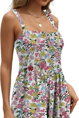 Buauty Women's Overalls Jumpsuits for Women 2025 Sleeveless One Piece Rompers Casual Loose High Waist Wide Leg with Pockets in Saudi Arabia