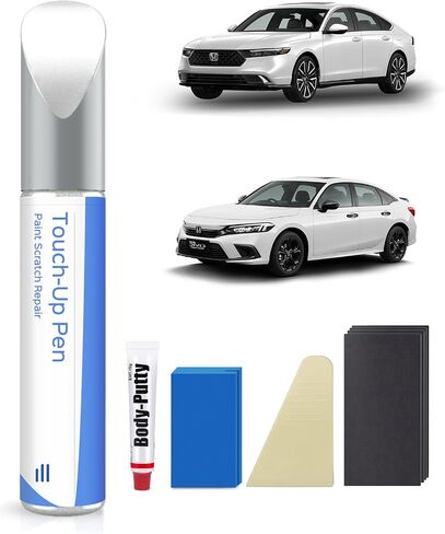Platinum White Pearl(NH-883P) Touch Up Paint Repair Kit Compatible with Honda - DIY Kit Exactly Matches Chips and Nicks in Saudi Arabia
