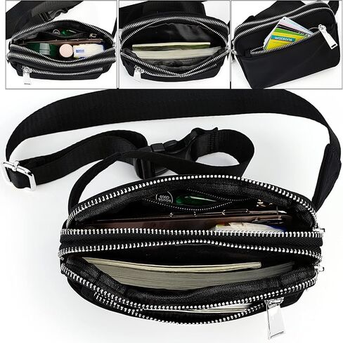 حزمة Uto Fanny للنساء Crossbody عصرية أزياء حزام محفظة الصدر الخصر بومباج للتسوق في الهواء الطلق المشي لمسافات طويلة in Saudi Arabia