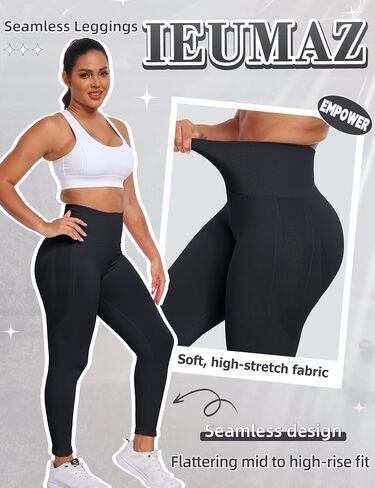 Scrunch Butt Lifting Leggings for Women Empower Seamless Workout Gym Leggings High Waist Tummy Control Yoga Pants in Saudi Arabia