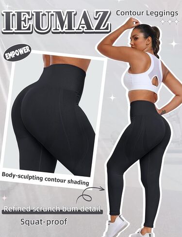 Scrunch Butt Lifting Leggings for Women Empower Seamless Workout Gym Leggings High Waist Tummy Control Yoga Pants in Saudi Arabia