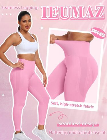 Scrunch Butt Lifting Leggings for Women Empower Seamless Workout Gym Leggings High Waist Tummy Control Yoga Pants in Saudi Arabia