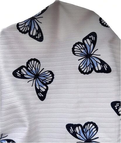 Women's Butterfly Print Romper Pajamas Ruched Front Lettuce Trim Lace Back Onesie Sleepwear in Saudi Arabia